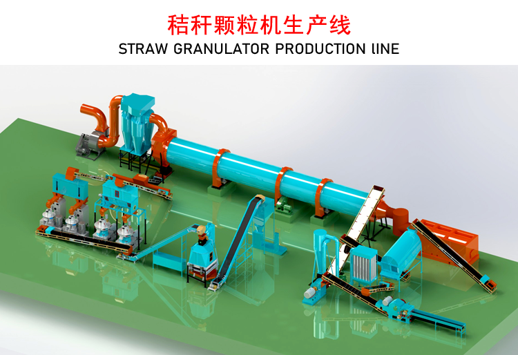 稻殼顆粒機生產線 稻殼顆粒機生產線