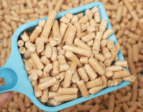 玉米秸稈顆粒機壓制的顆粒