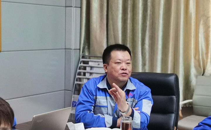 金格瑞總經理孫寧波做了2020年1-9月份的銷售數據及銷售情況的報告