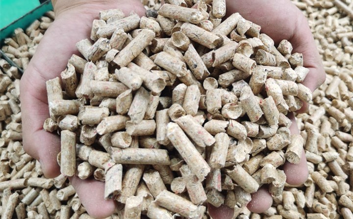 顆粒機加工的生物質燃料