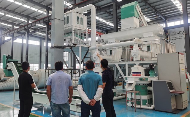 秸稈顆粒機生產線生物質顆粒項目